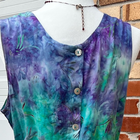 Vintage Batik Tie Dye Sundress - Picture 5 of 7
